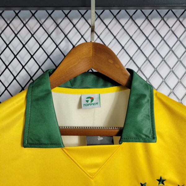 1988-1990 Brazil Home Retro Jersey - Image 4