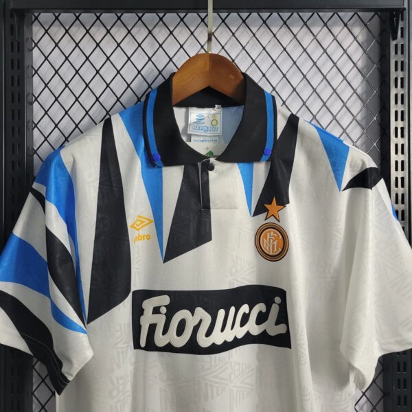 92-93 Inter Milan Away Retro Jersey - Image 3