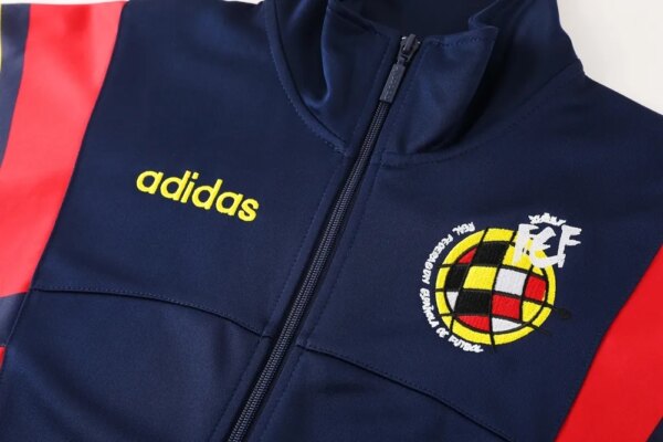 2024 Spain Dark Blue Jacket Tracksuit - Image 4