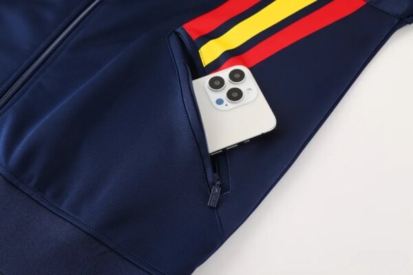 2024 Spain Dark Blue Jacket Tracksuit - Image 5