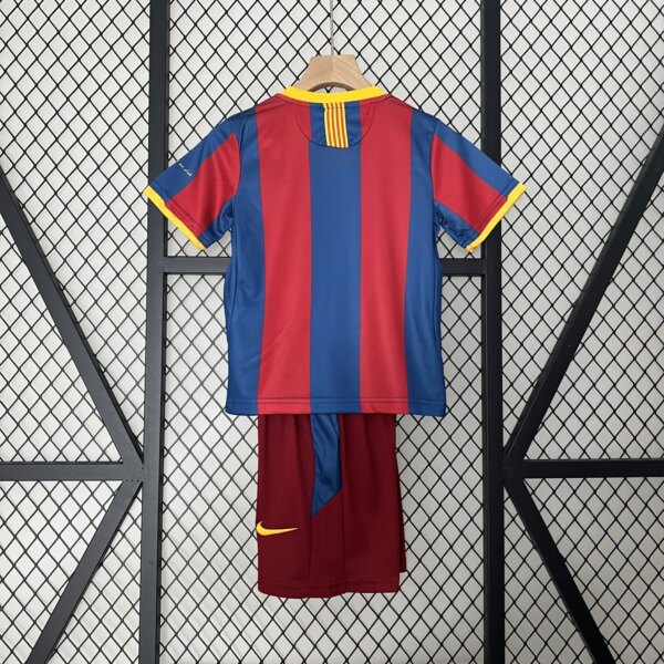 Retro10-11 Barcelona Home Kids Kit - Image 5