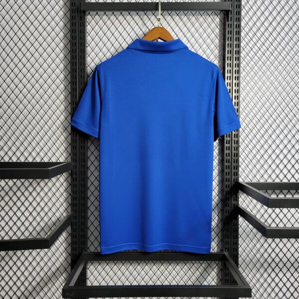 1957-1962 Brazil Away Blue Retro Jersey - Image 4