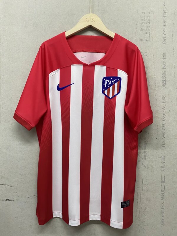 23-24 Atletico Madrid Home Fans Jersey - Image 2