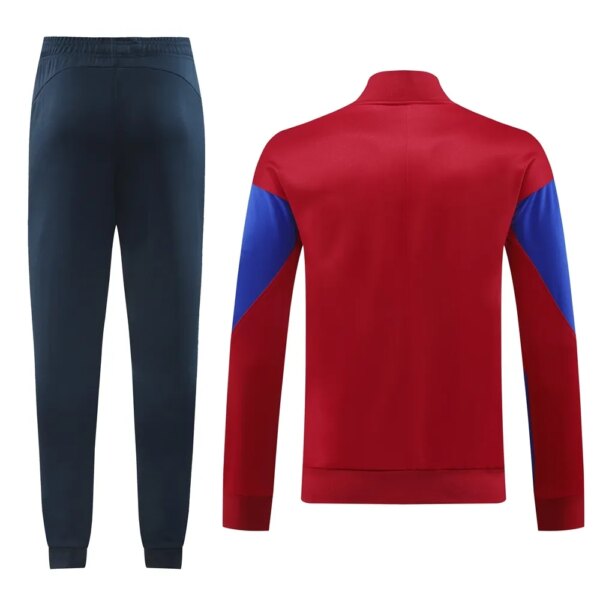 24-25 Barcelona Red Jacket Tracksuit - Image 2