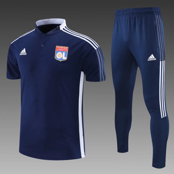 Lyon POLO dark blue Short Sleeve Suit
