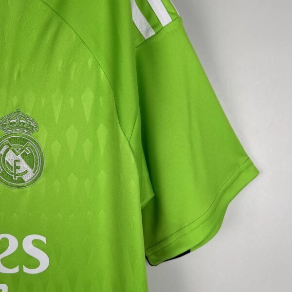 23-24 Real Madrid Goalkeeper Green Fans Jersey - Image 6