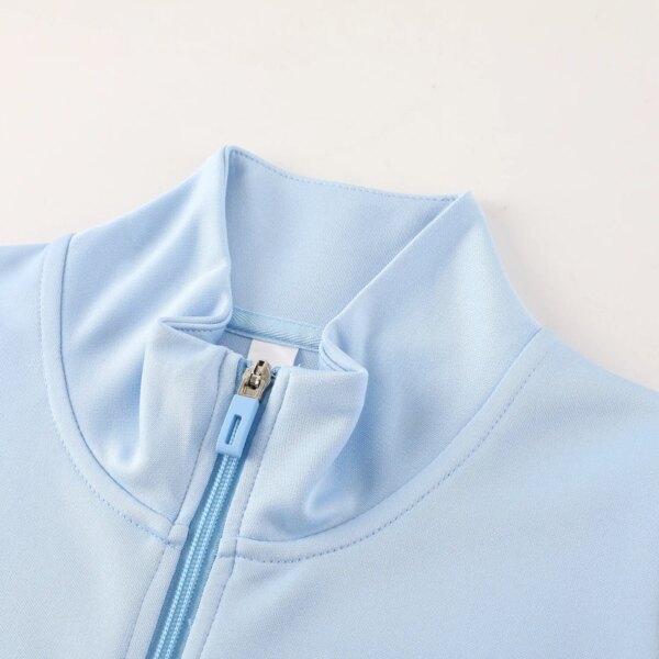 24-25 Real Madrid Light Blue Jacket Tracksuit - Image 6
