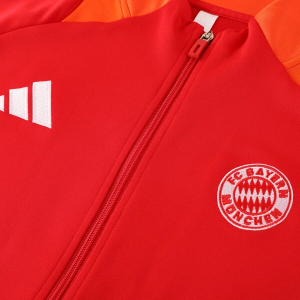 24-25 Bayern Munich Red Jacket Tracksuit - Image 9