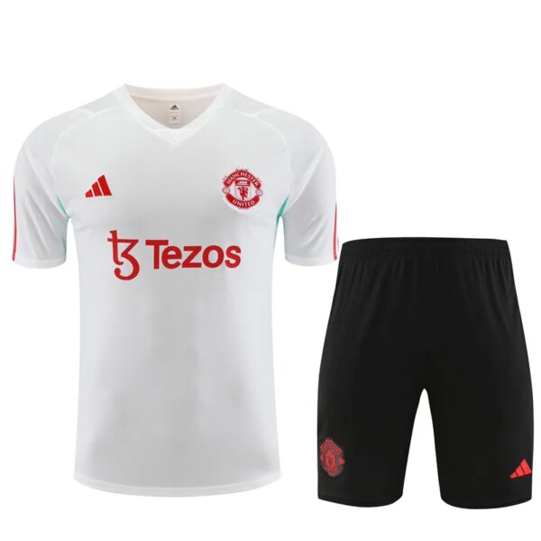 23-24 Manchester United Training Short Sleeve Suit - Image 3
