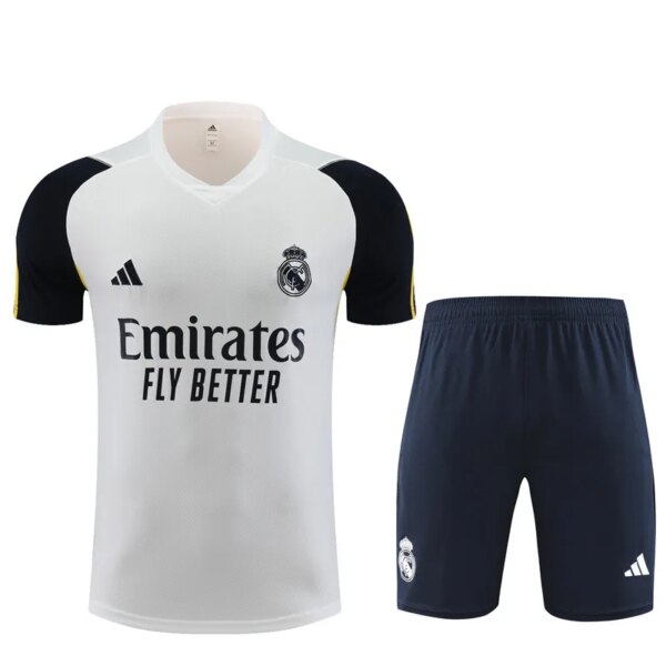 23-24 Real Madrid Training Short Sleeve Suit - Image 3