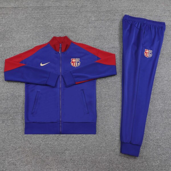 24-25 Barcelona Blue Jacket Tracksuit - Image 3