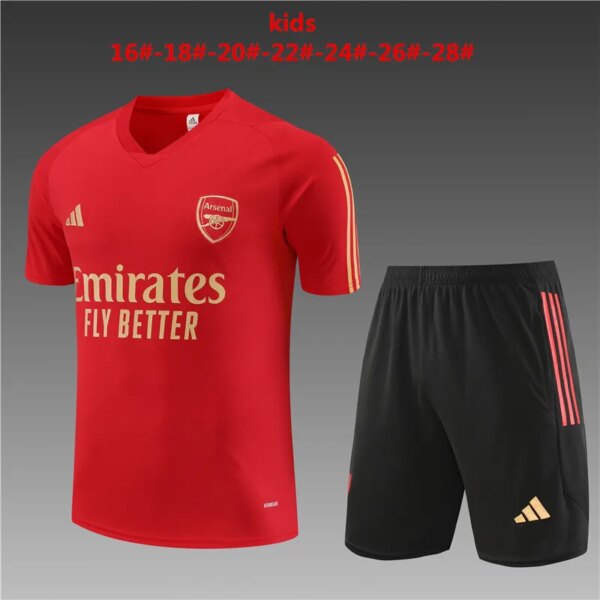 23-24 Arsenal Training Short Sleeve Suit - Image 3