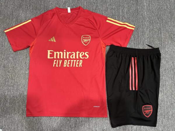 23-24 Arsenal Training Short Sleeve Suit - Image 4