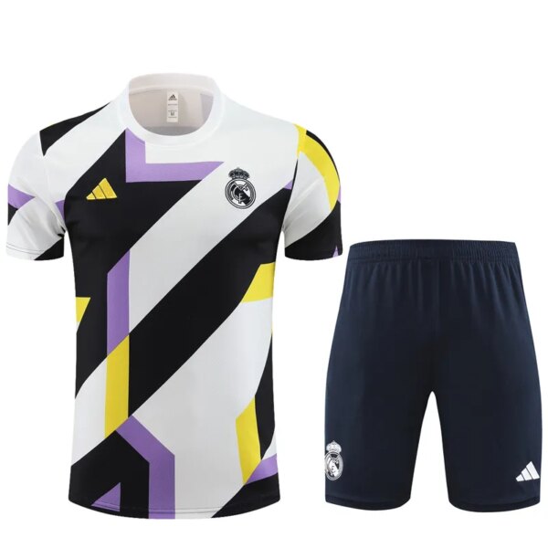 23-24 Real Madrid Camouflage Training Short Sleeve Suit - Image 2