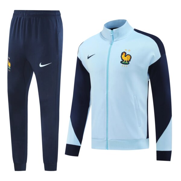 2024 France Blue Jacket Tracksuit