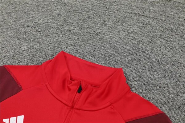 23-24 Olympique Lyonnais Red Training Suit - Image 3