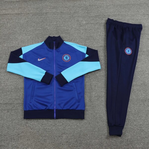 24-25 Chelsea Blue Jacket Tracksuit - Image 3