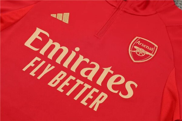 23-24 Arsenal Red Training Suit - Image 4