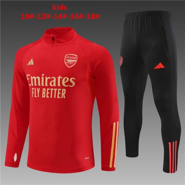 23-24 Arsenal Red Training Suit - Image 12