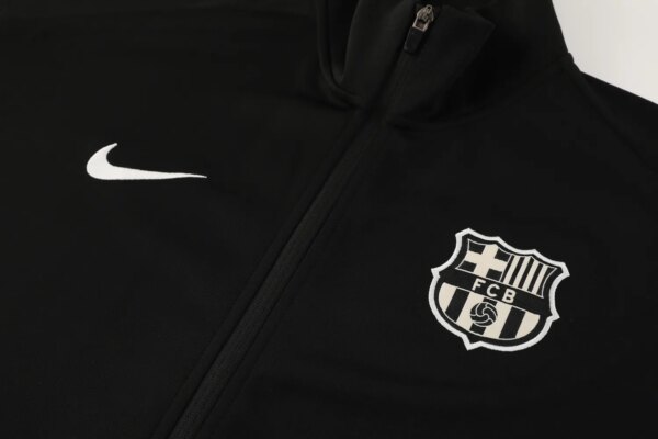 24-25 Barcelona Black Jacket Tracksuit - Image 2