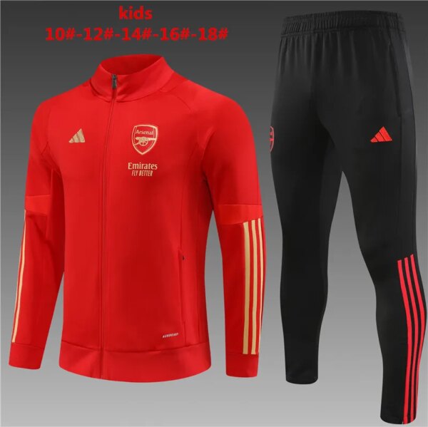 23-24 Arsenal Red Jacket Suit - Image 11