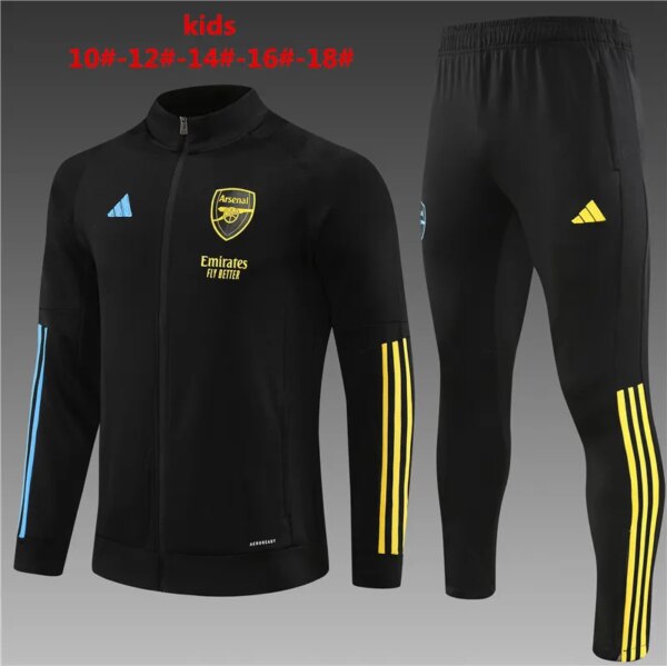 23-24 Arsenal Black Jacket Suit - Image 13