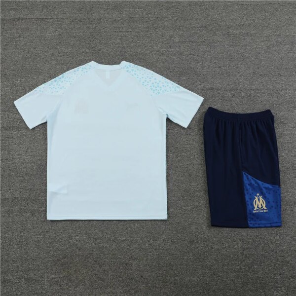 23-24 Olympique Marseille Training Short Sleeve Suit - Image 6