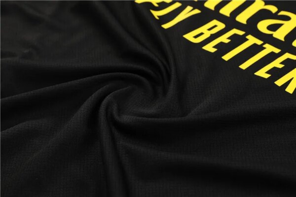 23-24 Arsenal Black Training Short Sleeve Suit - Image 6