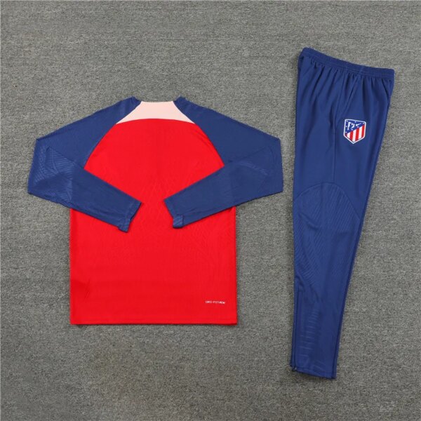 23-24 Atletico Madrid Player Red Training Suit - Image 3