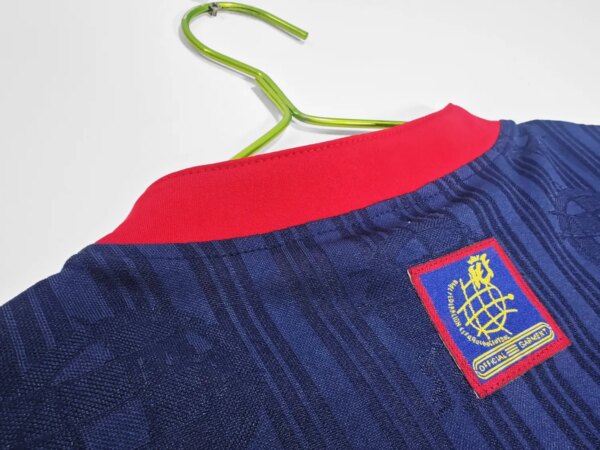 1996 Spain Away Retro Jersey - Image 4