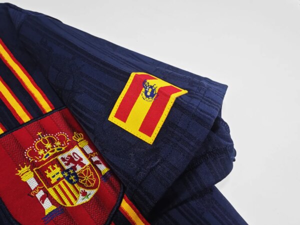1996 Spain Away Retro Jersey - Image 5