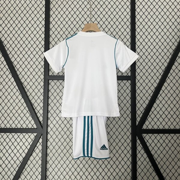 Retro17-18 Real Madrid Home Kids Kit - Image 5