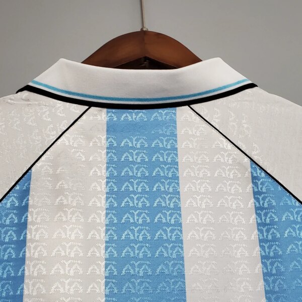 1996 Argentina Home Retro Jersey - Image 3