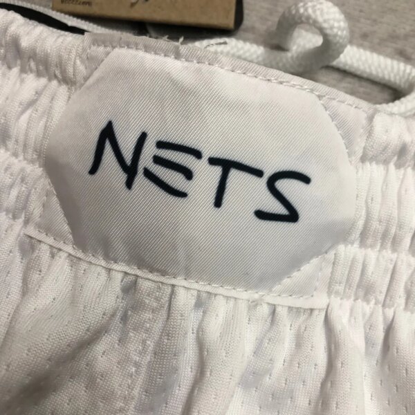 2023 Nets White NBA Shorts - Image 3
