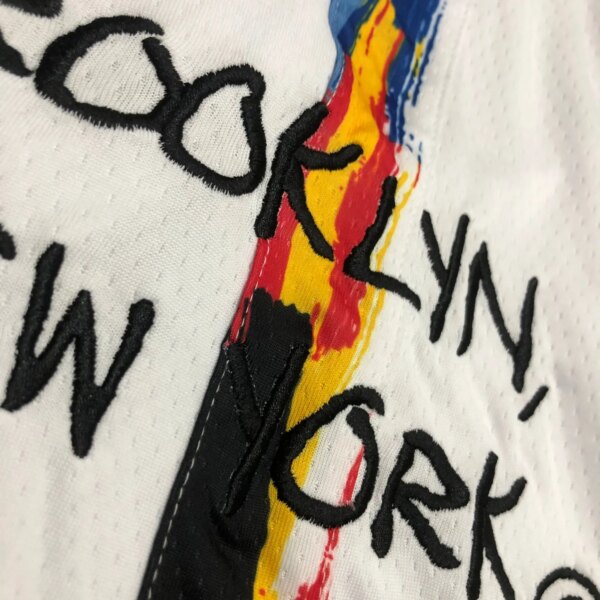 2023 Nets White NBA Shorts - Image 5