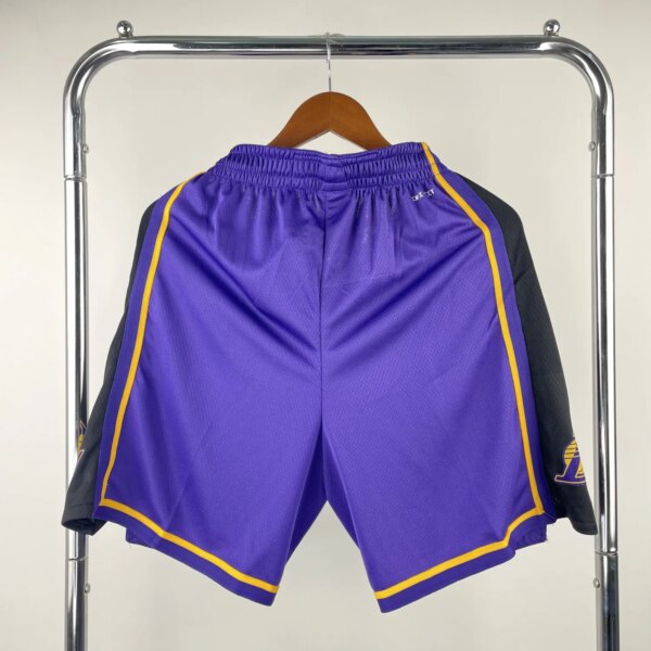 2023 Lakers Purple NBA Shorts - Image 3