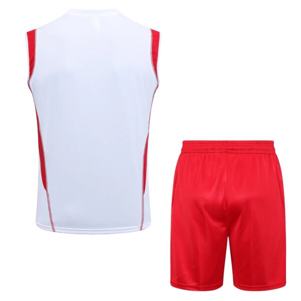23-24 Flamengo White Training Vest Suit - Image 6