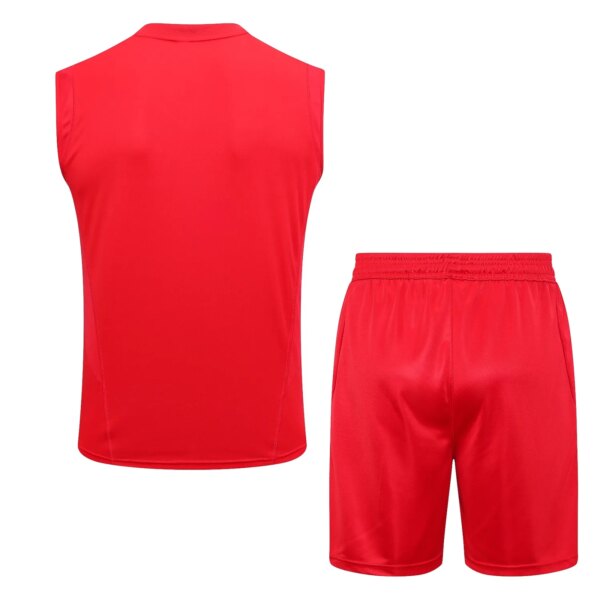 23-24 Flamengo Red Training Vest Suit - Image 7