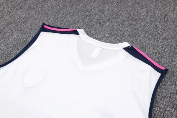 23-24 Arsenal White Training Vest Suit - Image 5
