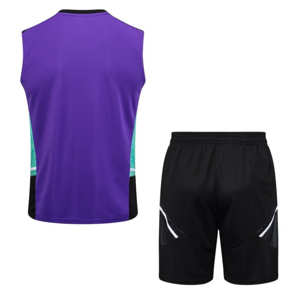 23-24 Real Madrid purple Training Vest Suit - Image 8