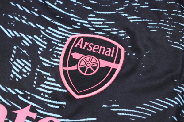 23-24 Arsenal New Black Training Vest Suit - Image 2