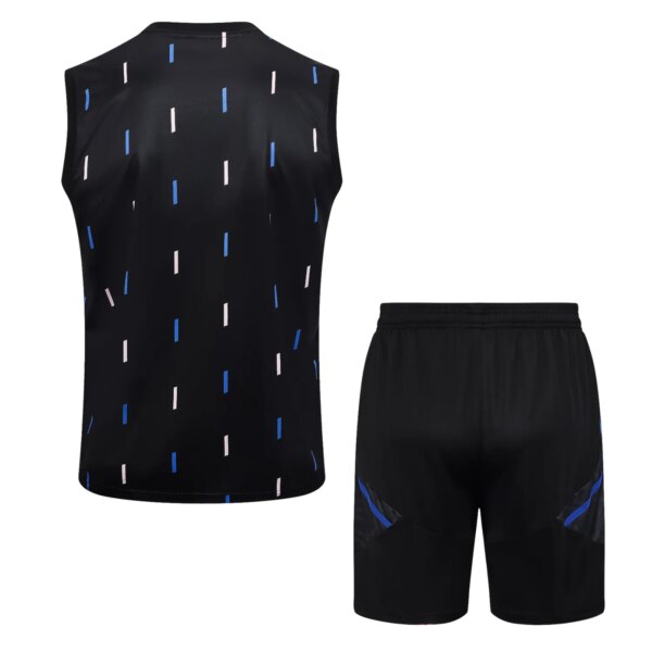 23-24 Manchester United Black Training Vest Suit - Image 8