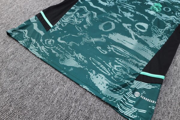 23-24 Real Madrid Green Training Vest Suit - Image 3