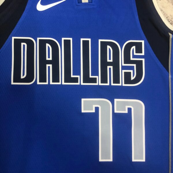 2023 Dallas Mavericks Blue 77#DONCIC - Image 2