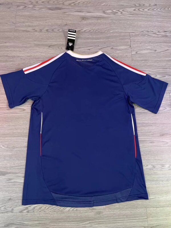 2010 France Home Retro Jersey - Image 4