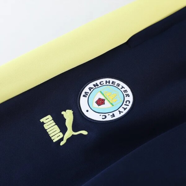 23-24 Manchester City Yellow Jacket Suit - Image 4