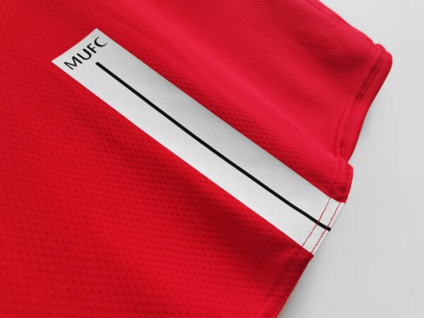 07-08 Manchester United Home UCL Version Red Retro Jersey - Image 2