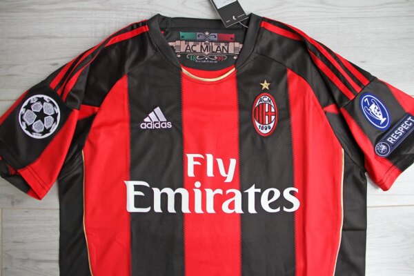 10-11 AC Milan Home Retro Fans Jersey - Image 6