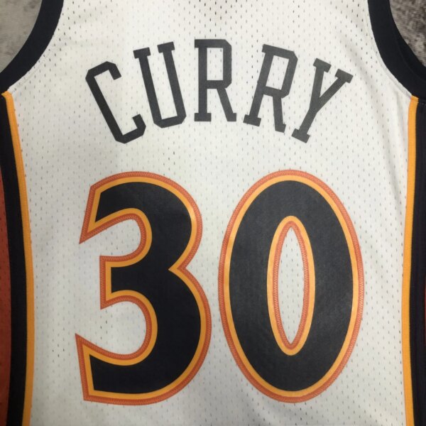 M&N 09-10 WARRIORS  SW White 30#CURRY - Image 2