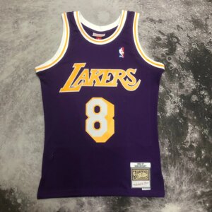 M&N 96-97 Lakers SW Purple 8# Bryant